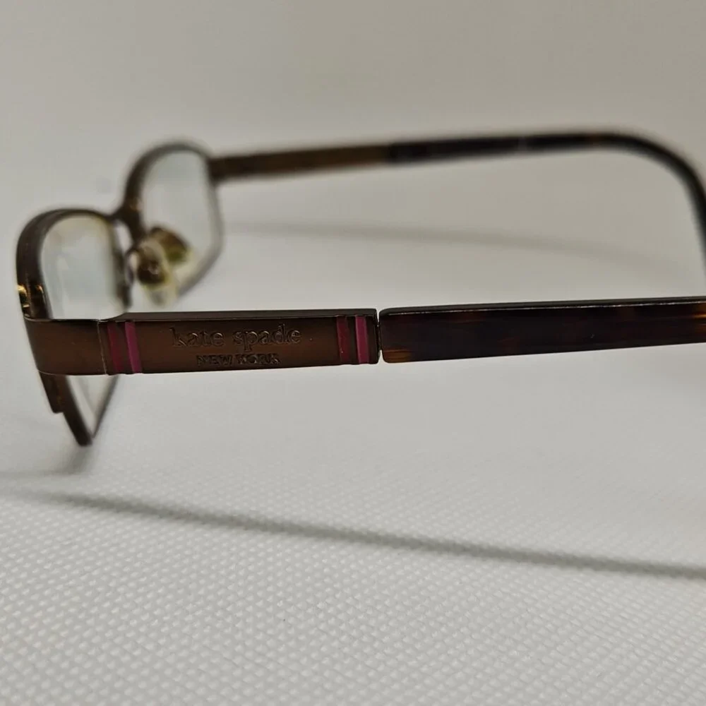 Kate Spade Averil Eyeglasses Frames ONLY Womens Brown Tortoise‎ 135 Optical Case